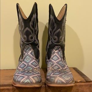Little Girls Roper Western Boots Size 2